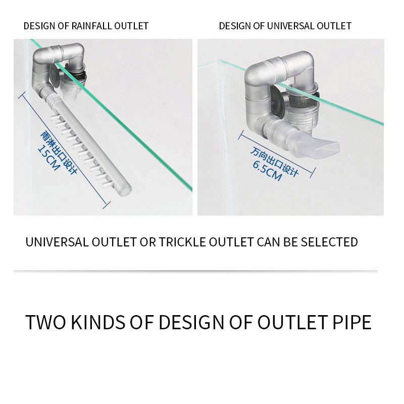 sunsun Aquarium Filter bucket inlet and outlet water plastic pipe fittings