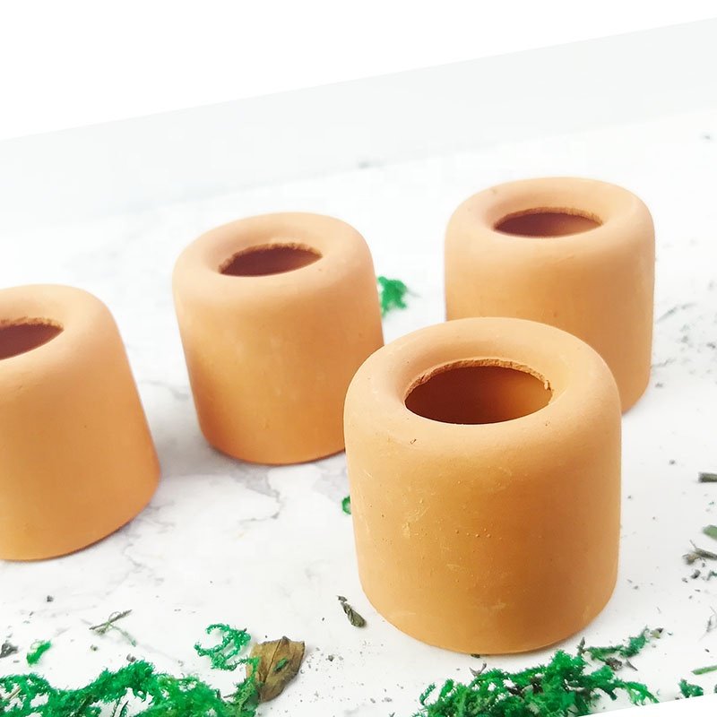 Wholesale round Terracotta Fish Hiding Cave for Aquarium Decor for Shrimp Breeding-for Home Fish Tank Accessories