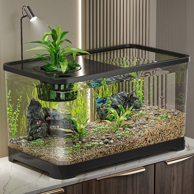 wholesale custom Modern and Luxury large acrylic aquarium Fish Tank