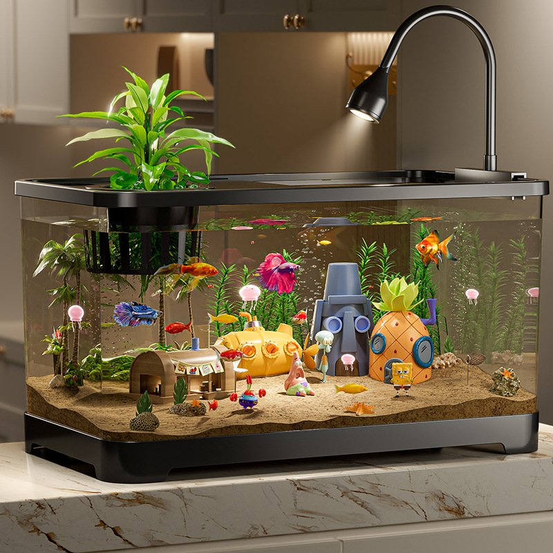 wholesale custom Modern and Luxury large acrylic aquarium Fish Tank
