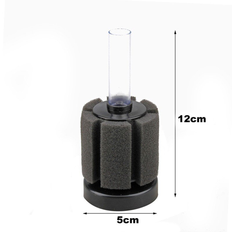XY-2835 Fish Tank Aquarium Mini Cylinder Soft Biochemical Sponge Filter