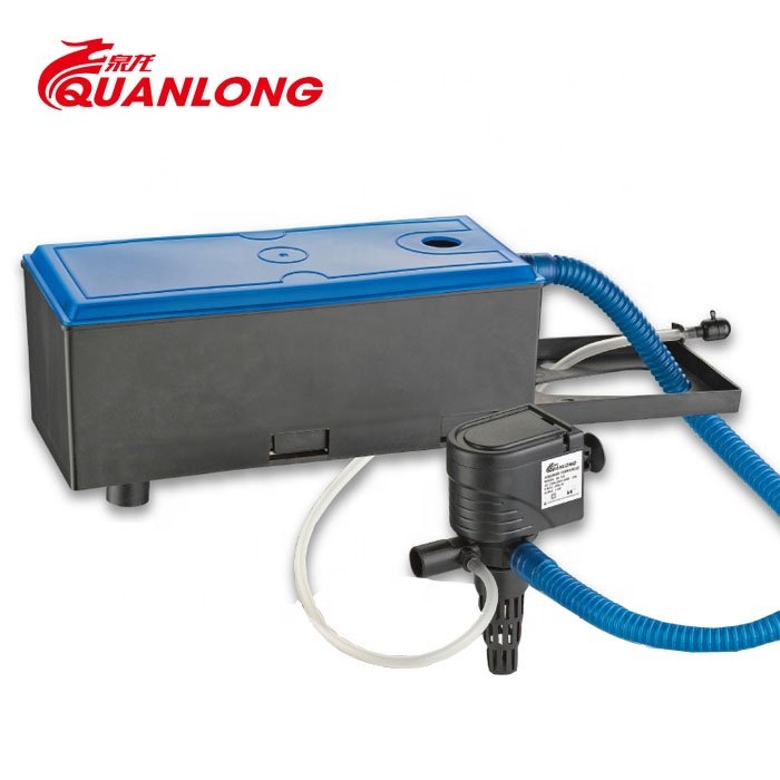Quanlong aquarium top filter box external aquarium filter pump fish tank water filter