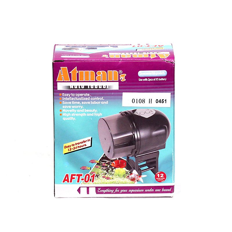 ATMAN Waterproof Automatic Fish Feeder For Aquarium