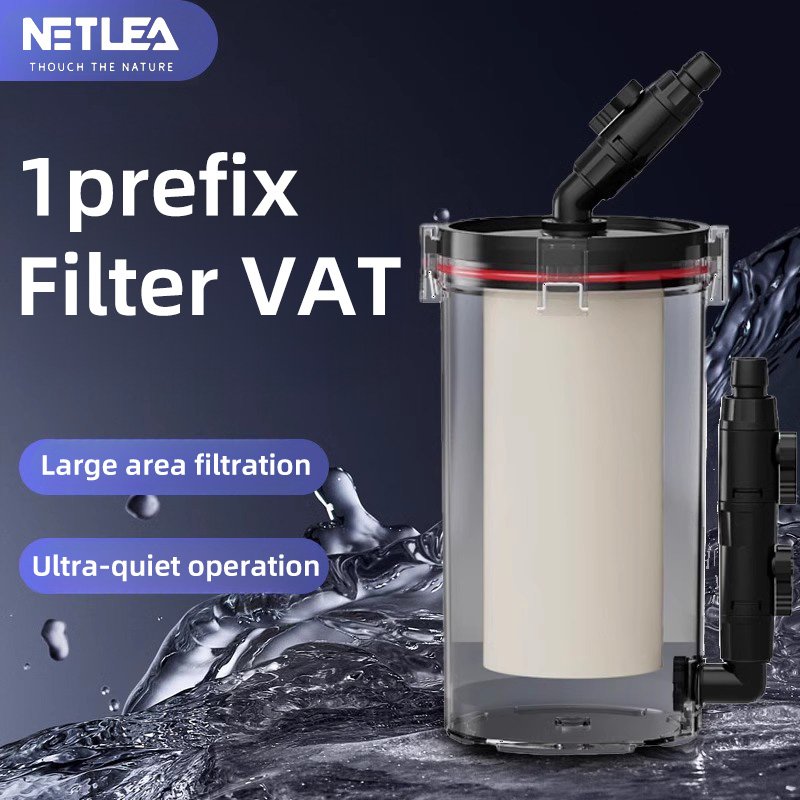 No. 1 external tank filter with filter media unpowered for large fish tanks and aquariums