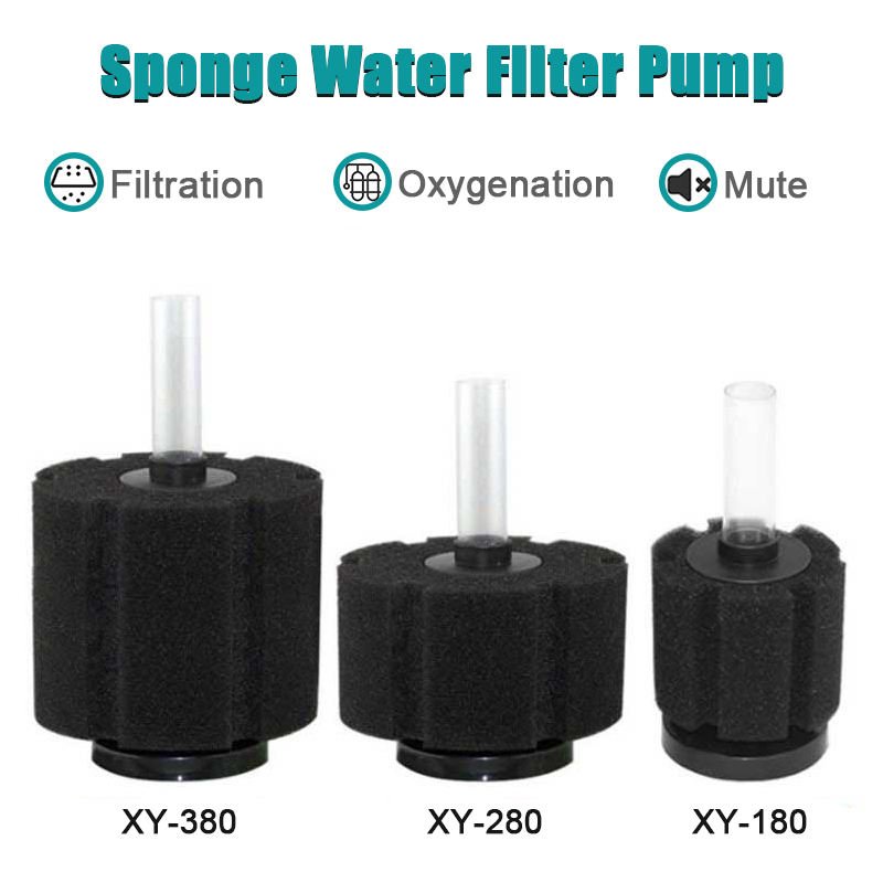 Fish Tank Aquarium Efficient Sponge Filter Aquarium Mini Cylinder Soft Biochemical Sponge Filter Bio
