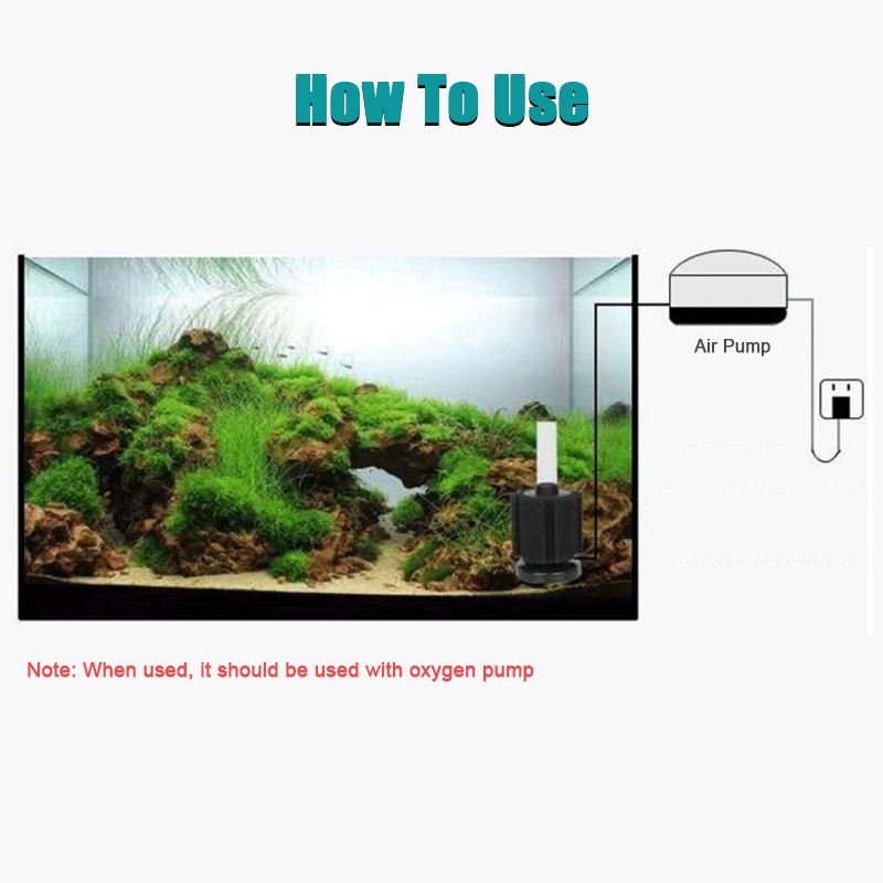Fish Tank Aquarium Efficient Sponge Filter Aquarium Mini Cylinder Soft Biochemical Sponge Filter Bio