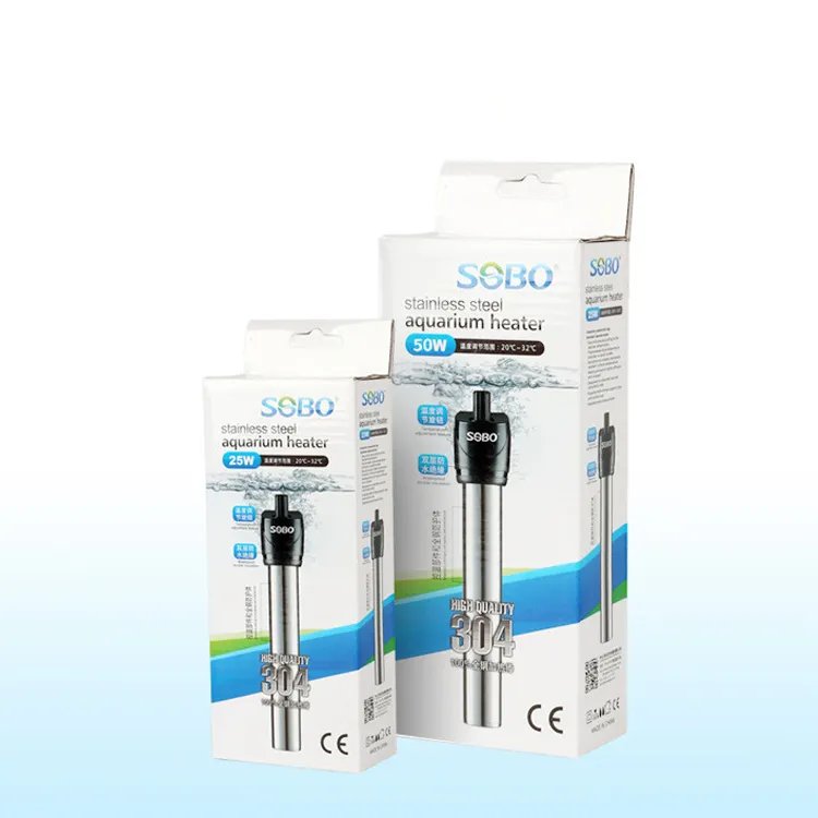 SOBO Aquarium Stainless Steel Explosion-Proof Heater