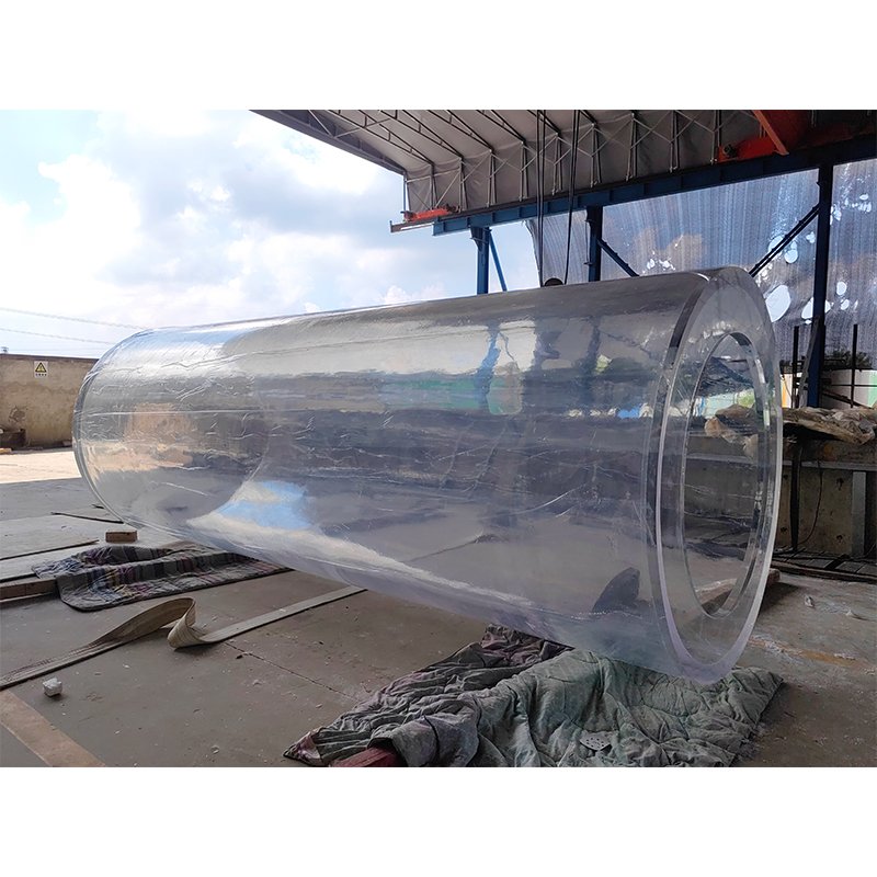 Custom made high quality price cheap exquisite transparent large acrylic tube aquarium