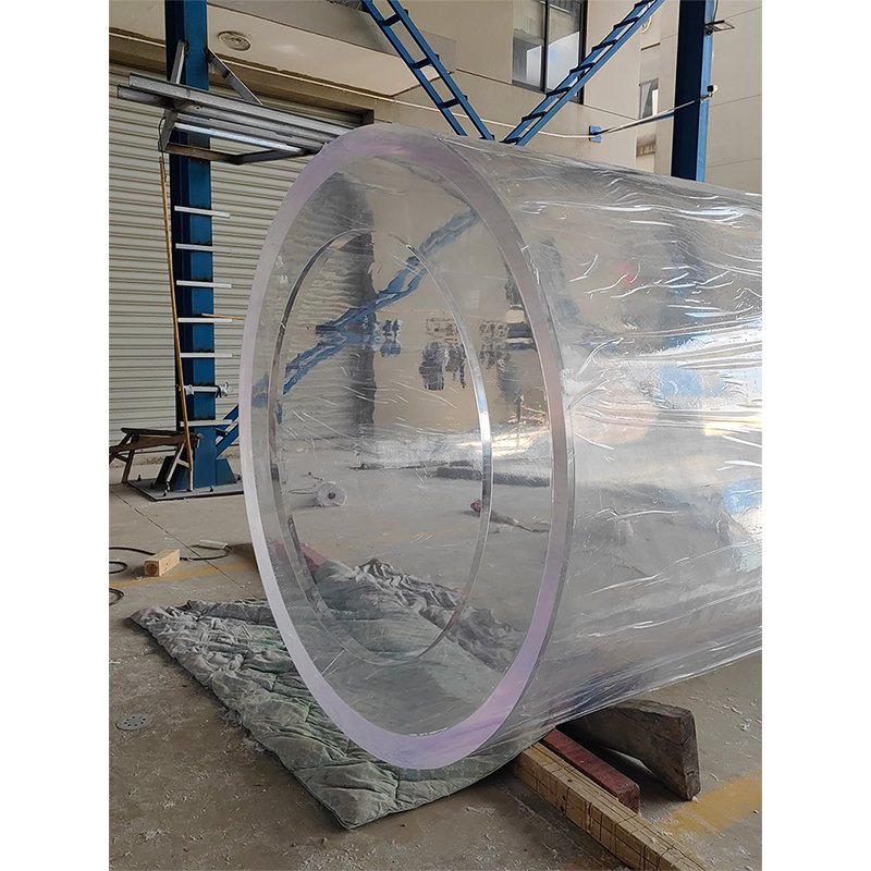 Custom made high quality price cheap exquisite transparent large acrylic tube aquarium