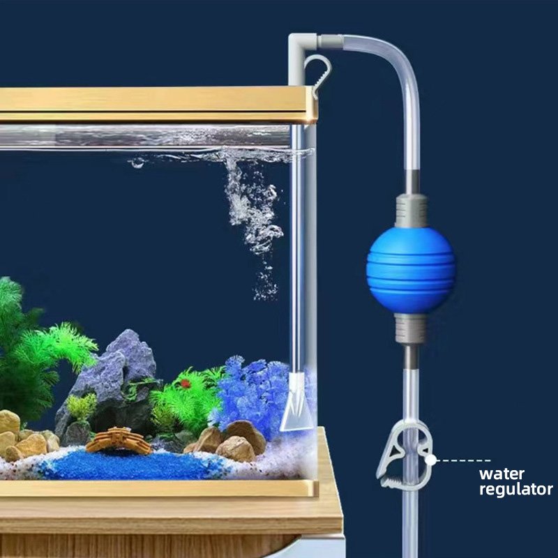 Aquarium Siphon Cleaner Pump Fish Tank Sand Washer Gravel Vacuum Cleaner Vacuum Water Filter Cleaner