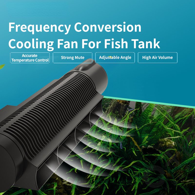 Jebao ACF Series Aquarium Cooling Fan 12V 3W 4W Frequency Conversion for Fish Tank Accessories