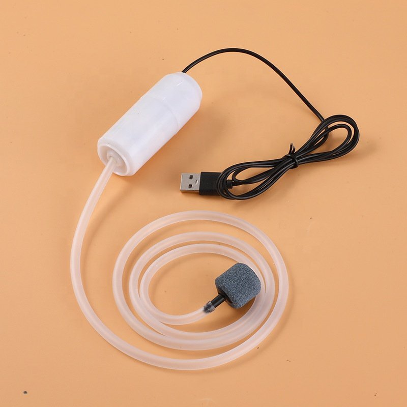 Hot sale mini portable usb 1L/min air pump acuario fish aquarium tank portable for fish tank