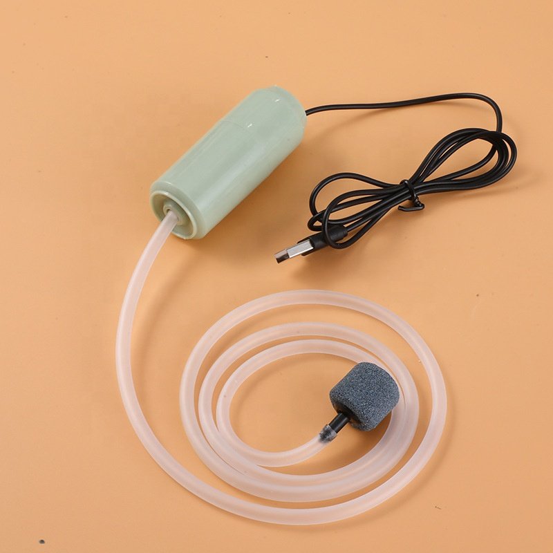 Hot sale mini portable usb 1L/min air pump acuario fish aquarium tank portable for fish tank