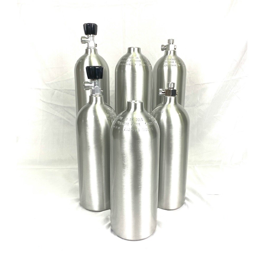 sale ph124bar aluminum w21.8 on/off valve co2 aquarium cylinder tank with pi0029