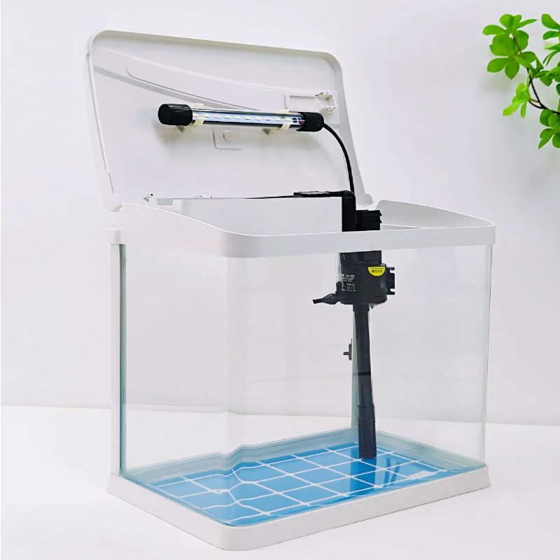 Wholesale Trending Mini Office Living Room Clear Glass Small Fish Home Fish Tank Aquarium