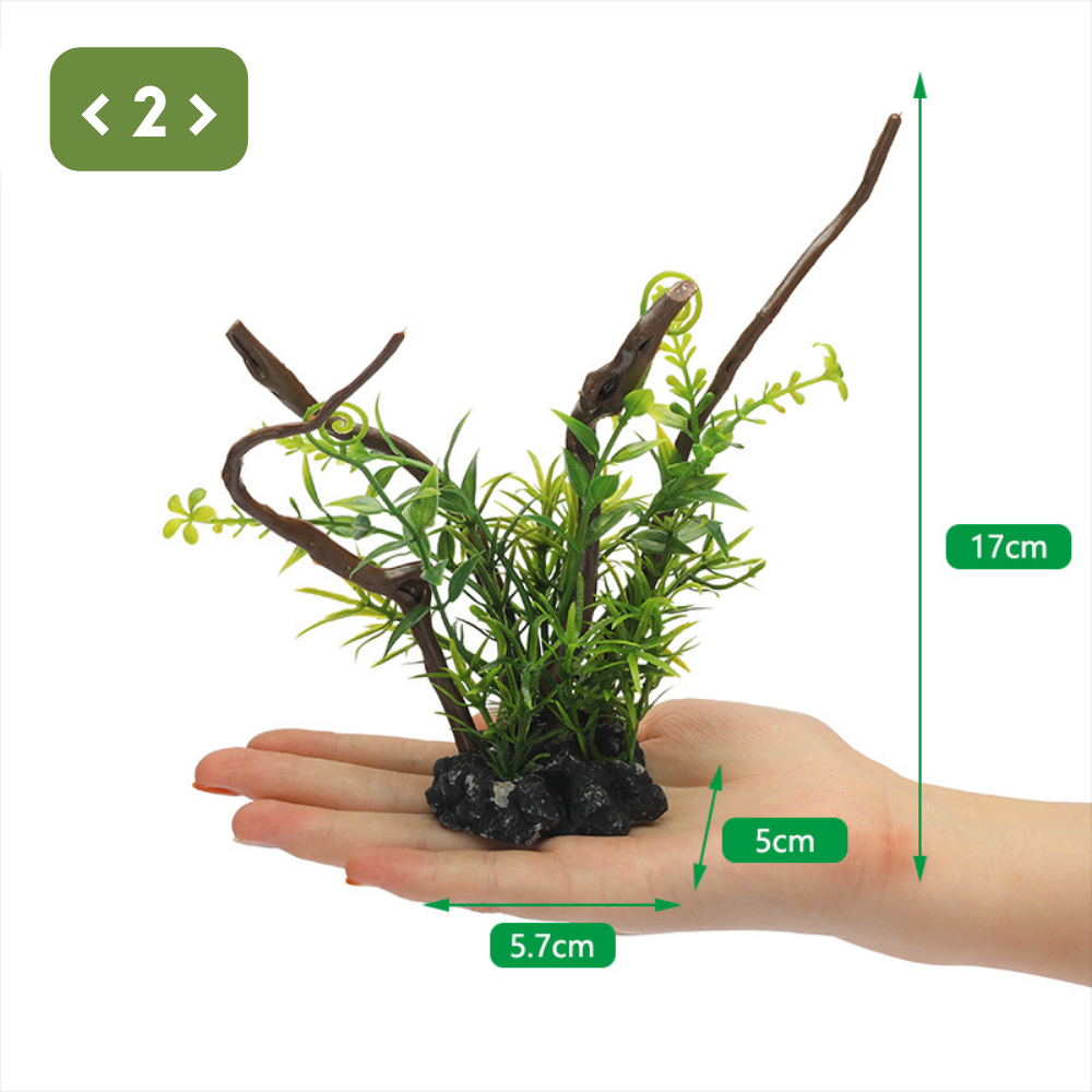 Aquarium Decorations Green Plants Goldfish Betta Fish Tank Decorations Hides Accessories