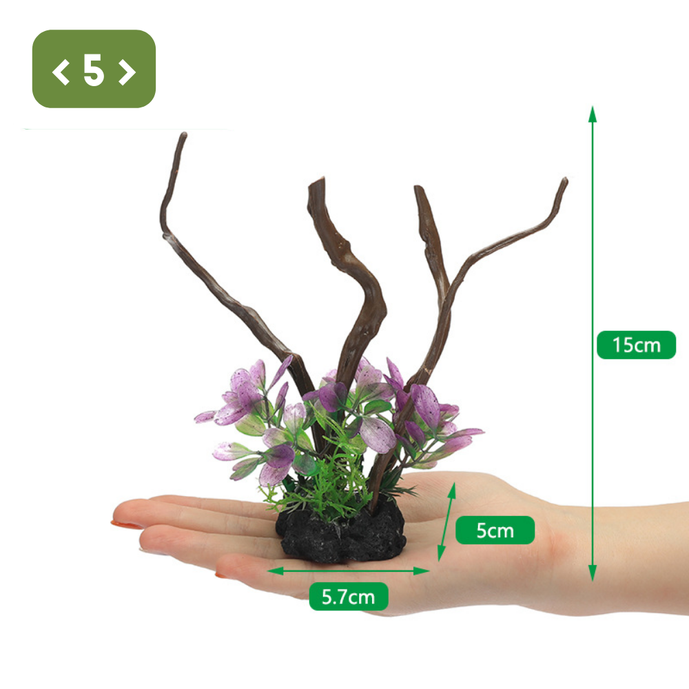 Aquarium Decorations Green Plants Goldfish Betta Fish Tank Decorations Hides Accessories