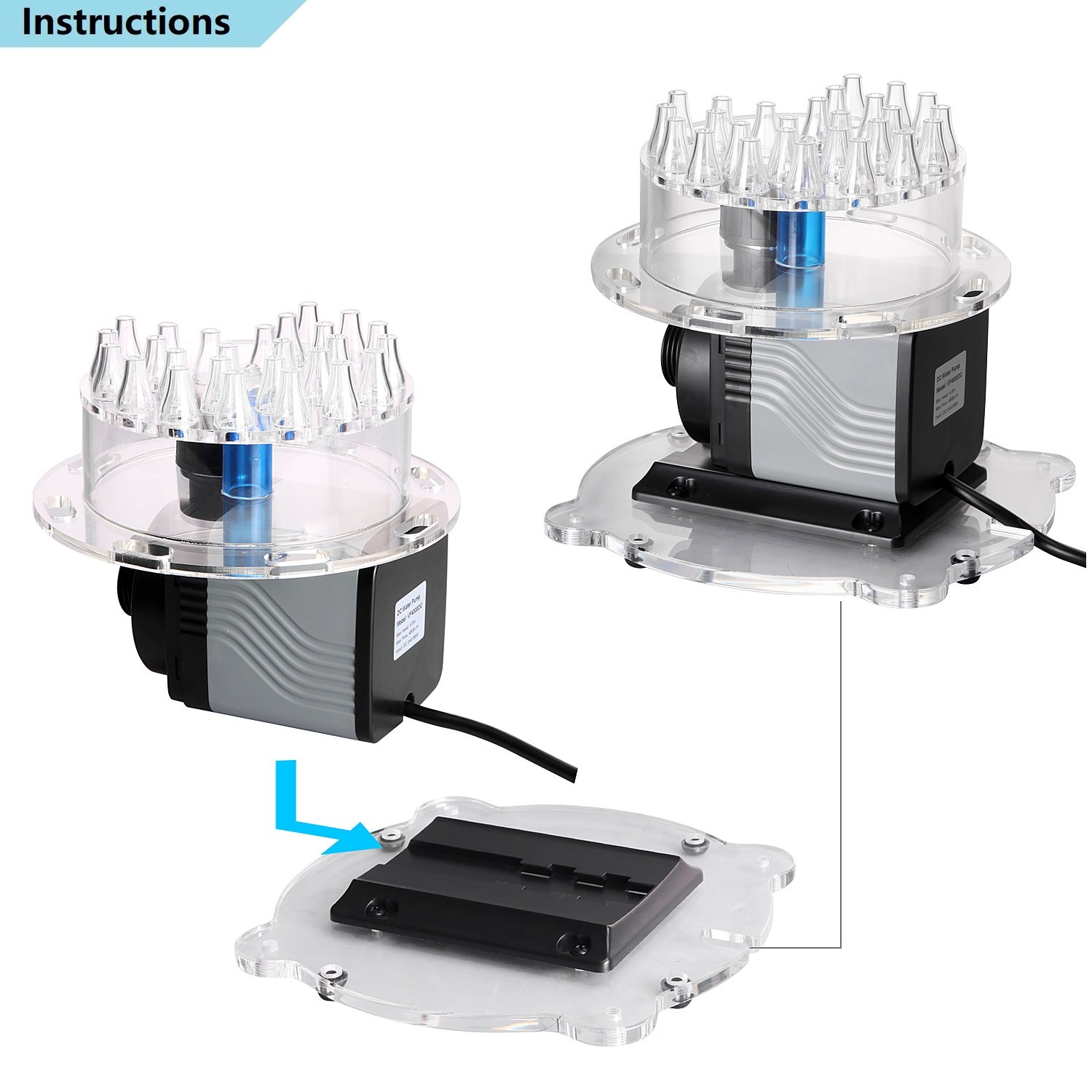 Factory wholesale price saltwater seawater Coral reef for aquarium accessories protein skimmer aquarium marine with DC pump