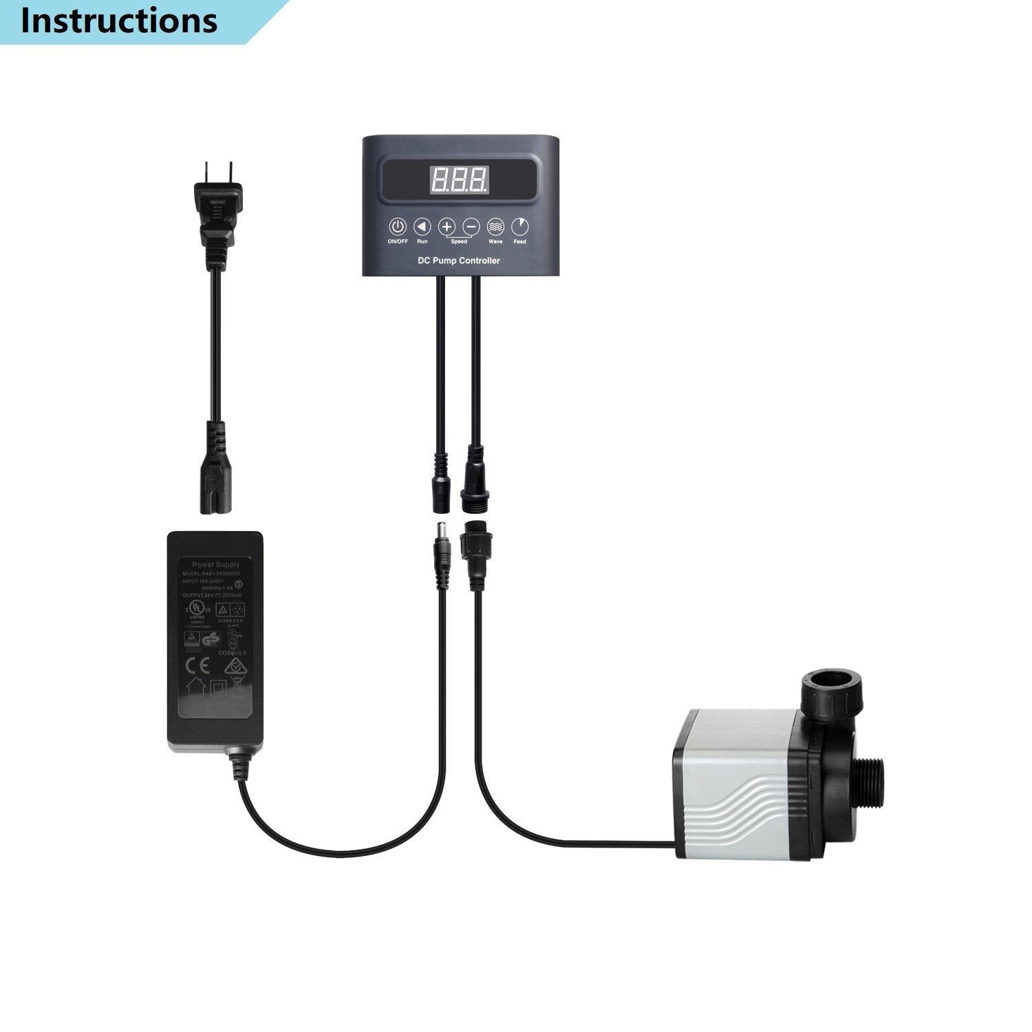 Factory wholesale price saltwater seawater Coral reef for aquarium accessories protein skimmer aquarium marine with DC pump