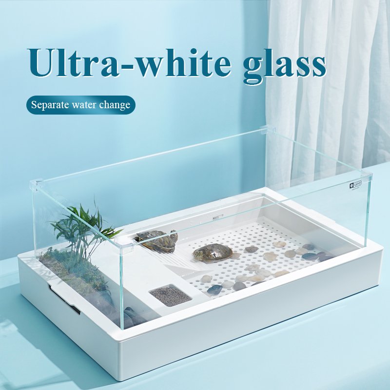 Yee wholesale high quality pet terrarium pets turtle reptile glass fish tank for living reptile