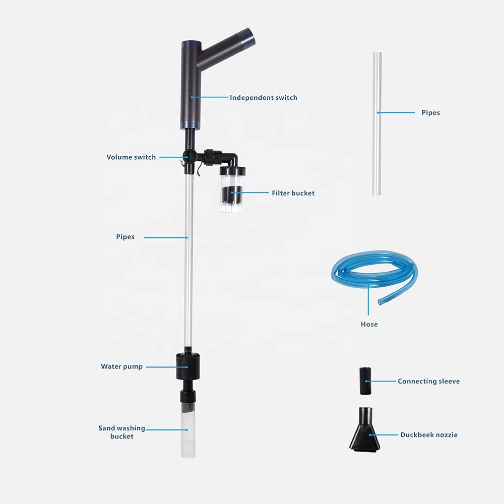 Wholesale Factory Price Gravel Cleaner Aquarium Gravel Under Gravel Filter Aquarium For Fish Tank Cleaning