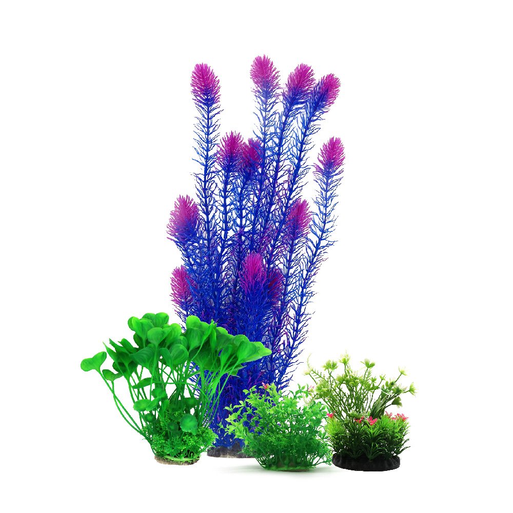 Aquarium Plastic Plants Set Grass Artificial Plastic Water Plants For Fish Tank Aquascape Wholesale Aquarium Plastic Plants
