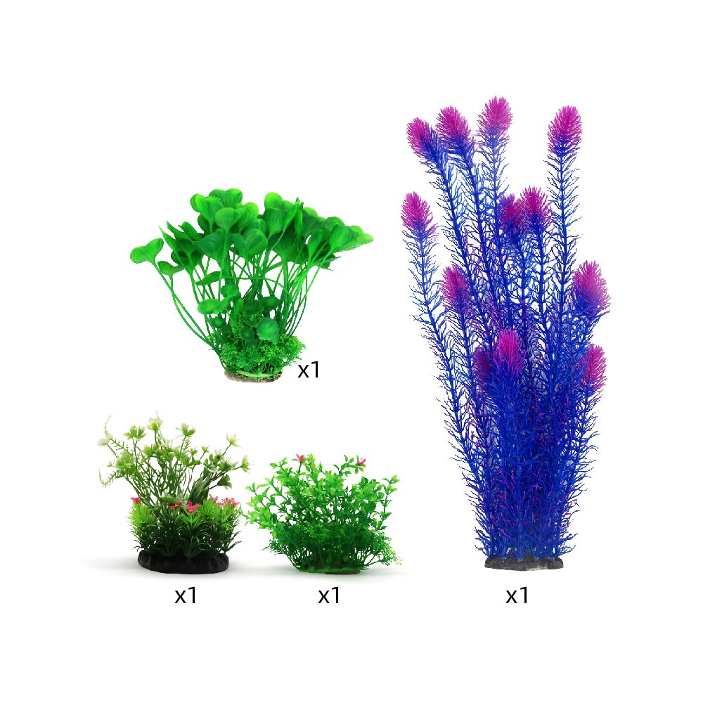 Aquarium Plastic Plants Set Grass Artificial Plastic Water Plants For Fish Tank Aquascape Wholesale Aquarium Plastic Plants