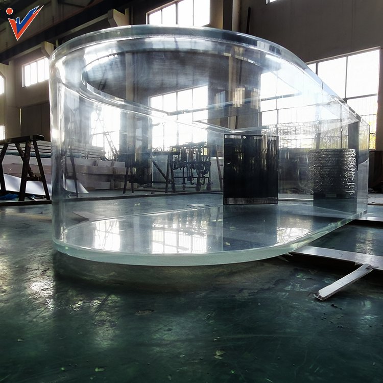 Hot Sale Leyu Factory Customized Shapes High Transparent Acrylic Fish Tank