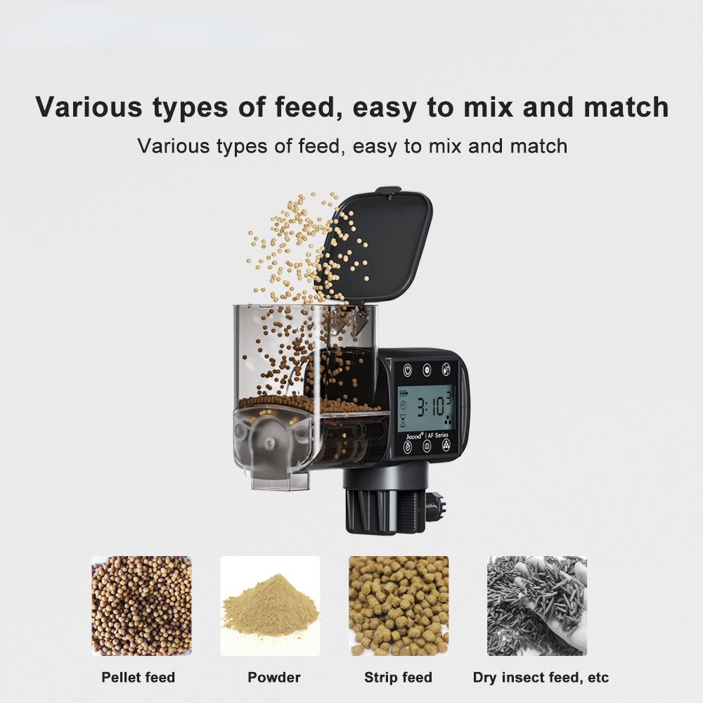 Jebao Automatic Aquarium Feeder Intelligent Fish Tank Feeder Digital Timing Wifi Wireless Remote Control Fish Tanks Accessories