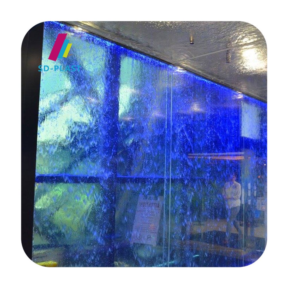 Large Acrylic sheet for waterfall and fish tank aquariums window fish tanks glass acrylic panel