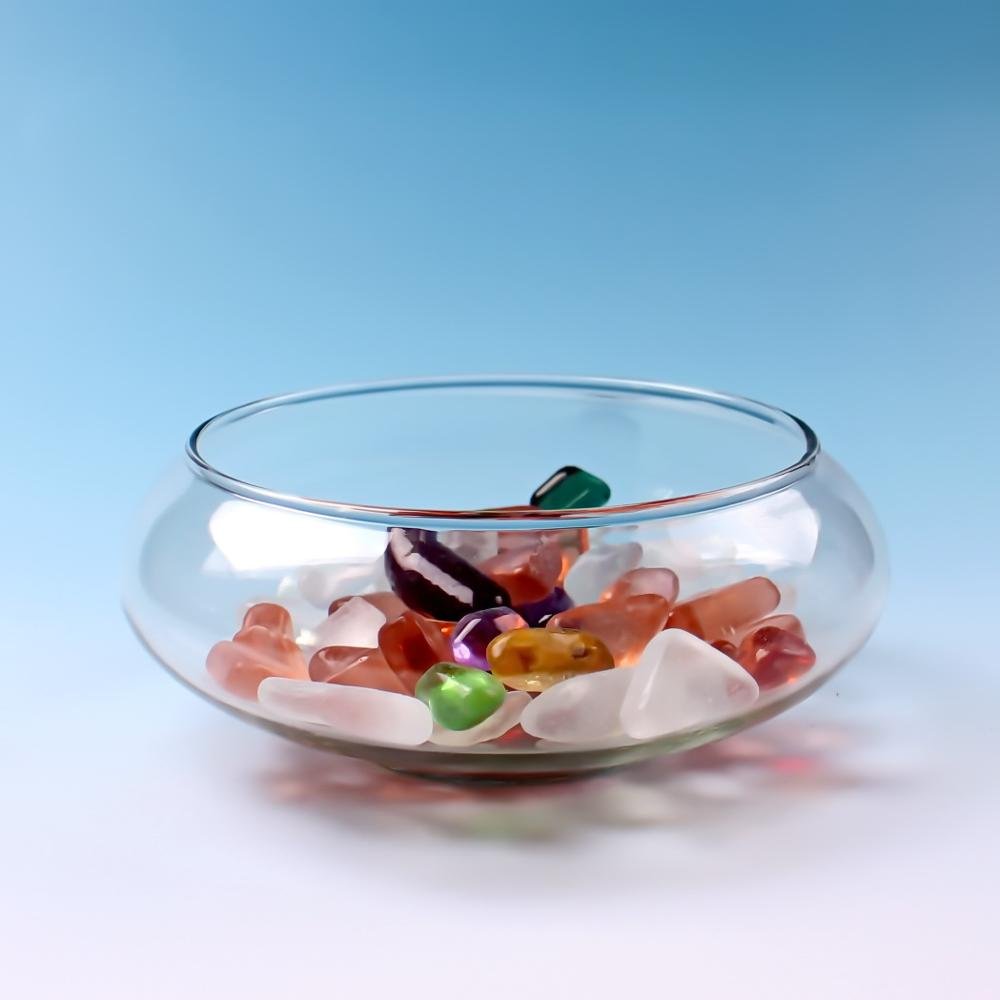Factory Small Glass Pet fish Bowl Tortoise Aquarium Tank