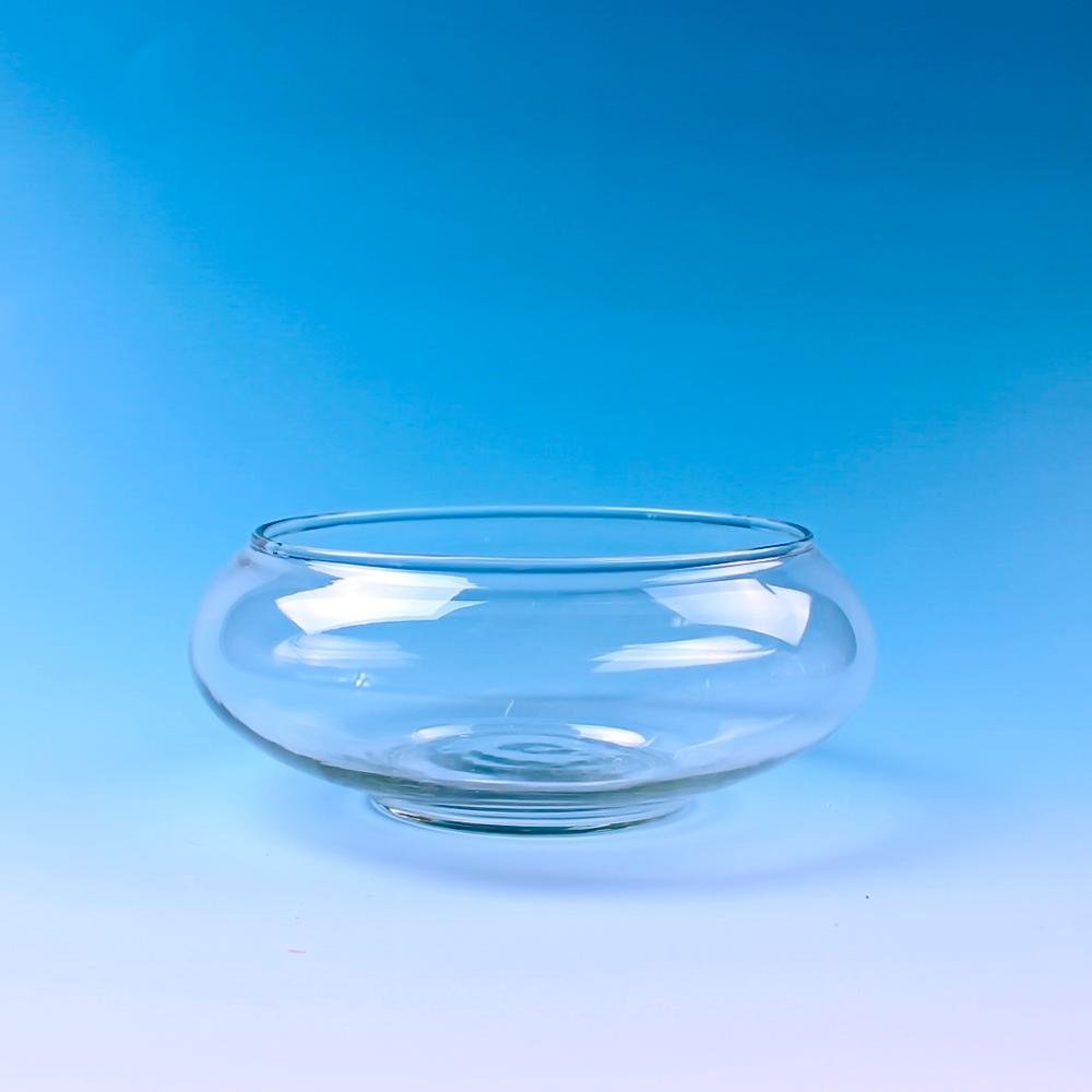 Factory Small Glass Pet fish Bowl Tortoise Aquarium Tank