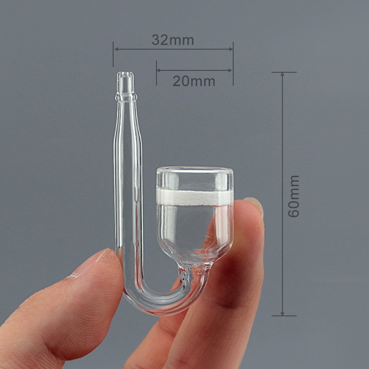 Glass CO2 Diffuser for aquarium fish tank