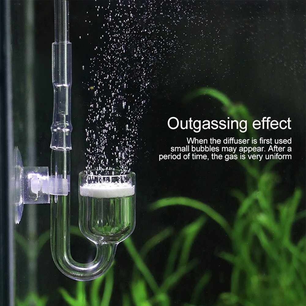 Glass CO2 Diffuser for aquarium fish tank