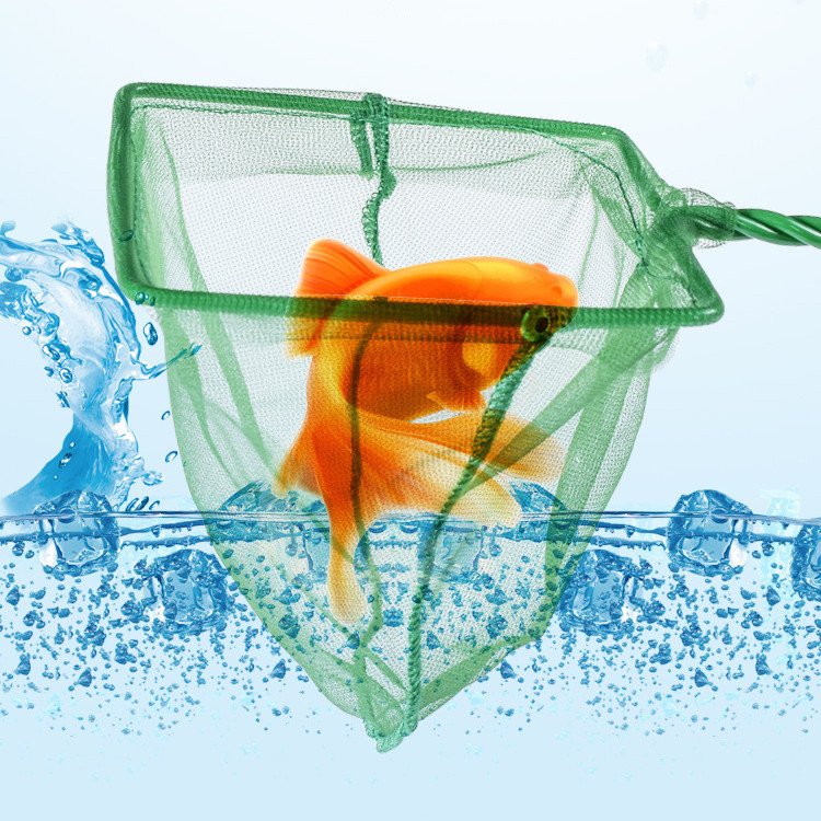 Green Fishing Nets High Quality Wholesale Net Fishing 12 Inches Aquarium Fish Net