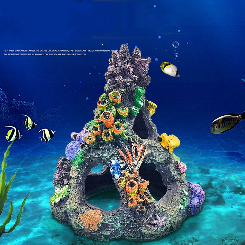 Aquarium Landscape Fish Tank Decoration Aquarium Accessories Simulated Coral Aquarium Decoration Resin