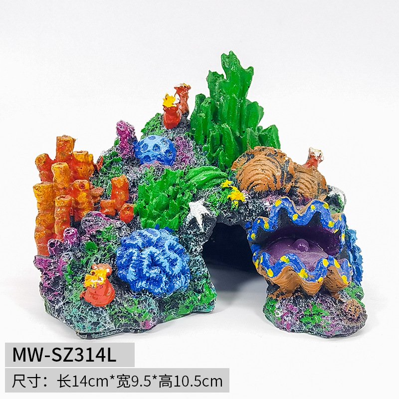 Aquarium Landscape Fish Tank Decoration Aquarium Accessories Simulated Coral Aquarium Decoration Resin
