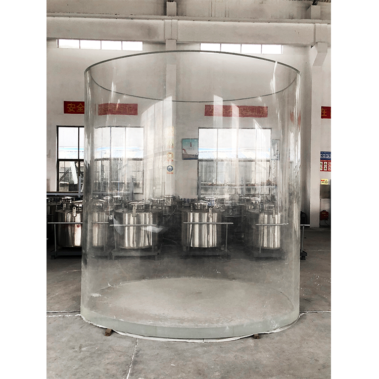 Custom High Transparency Cylindrical Shape Home Fish Tank Aquarium Large Acrylic