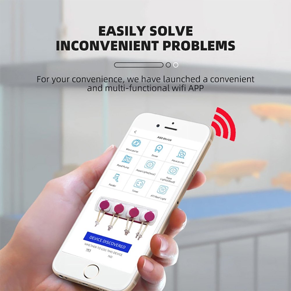 Jebao High Precision Auto Dosing Pump WiFi APP Control Titration Pumps MD4.4 Automatic Marine Reef Doser For Fish Tank Aquarium