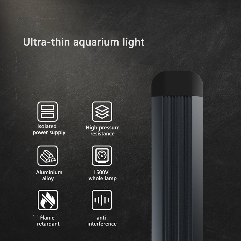 Aquarium Diving light LED full spectrum aquarium IP67 waterproof ultra-thin ornamental fish stand spotlights