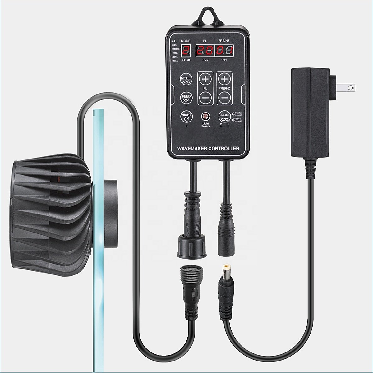 Electrical DC 24V Aquarium Wave Maker Pump Reef Tank Cross Flow Wave Maker Power Head Circulation Pump Wave Maker Aquarium