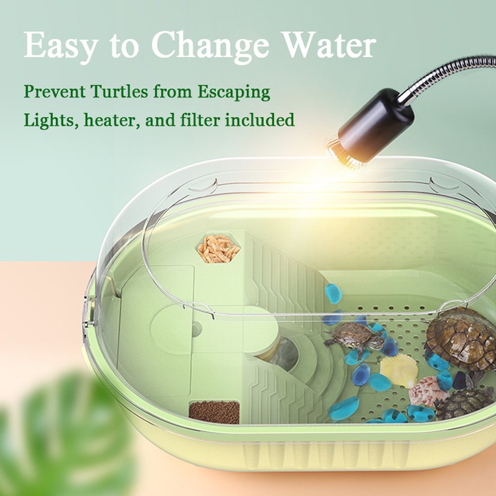 Sunsun Wholesale High Quality Ecological Turtle Tank Aquarium for Reptile Glass Aquatic Turtle Pool Tank