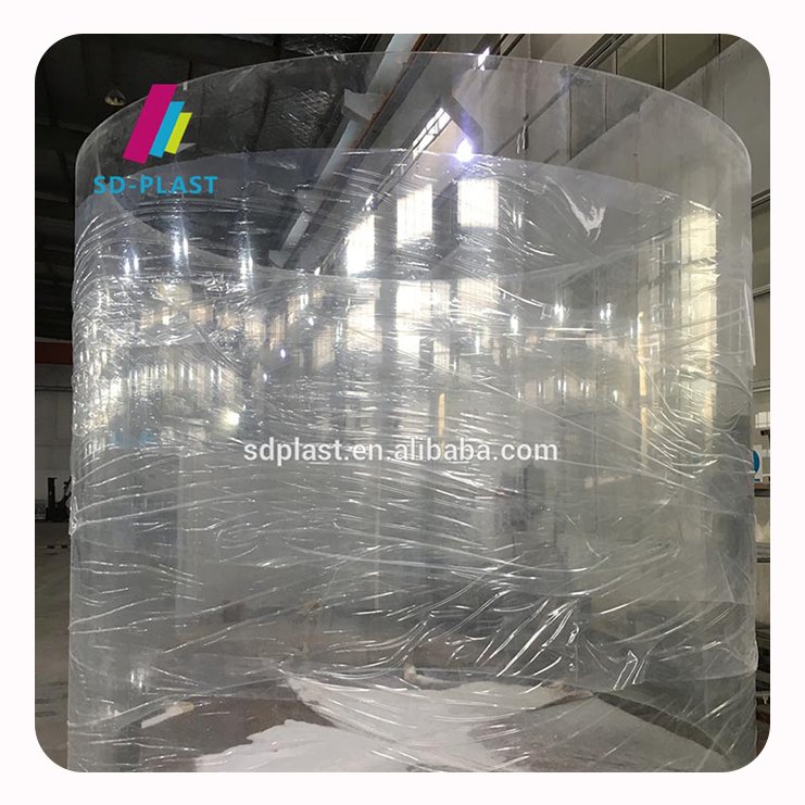 20-800mm Thickness clear home acrylic sheet for big fish tank aquarium