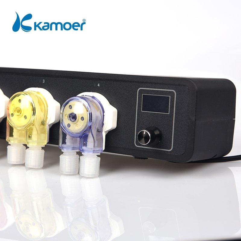 Kamoer X4 PRO WIFI 4 channels head auto timer water chemical liquid doser aquarium peristaltic dosing pump