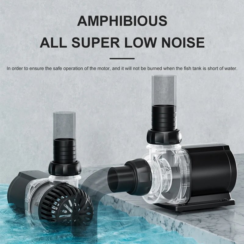 Jebao 2024 VAP Aquarium Water Pump Submersible 220V Ultra-Quiet Fish Tank Accessories Filter Fountain with LCD Display