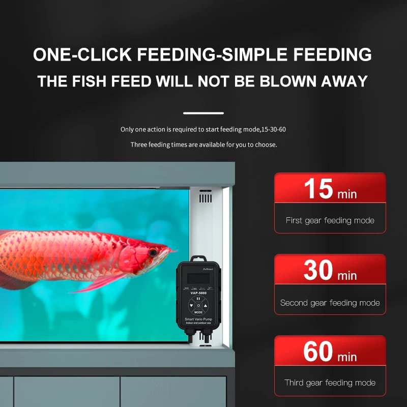 Jebao 2024 VAP Aquarium Water Pump Submersible 220V Ultra-Quiet Fish Tank Accessories Filter Fountain with LCD Display