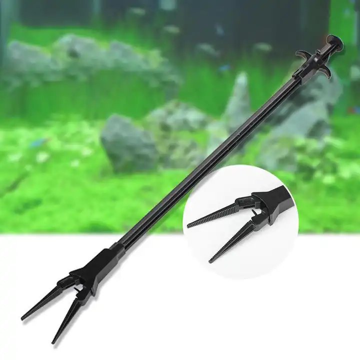 50/70cm aquarium plastic palants Glass clips removable water tongs for fish tank