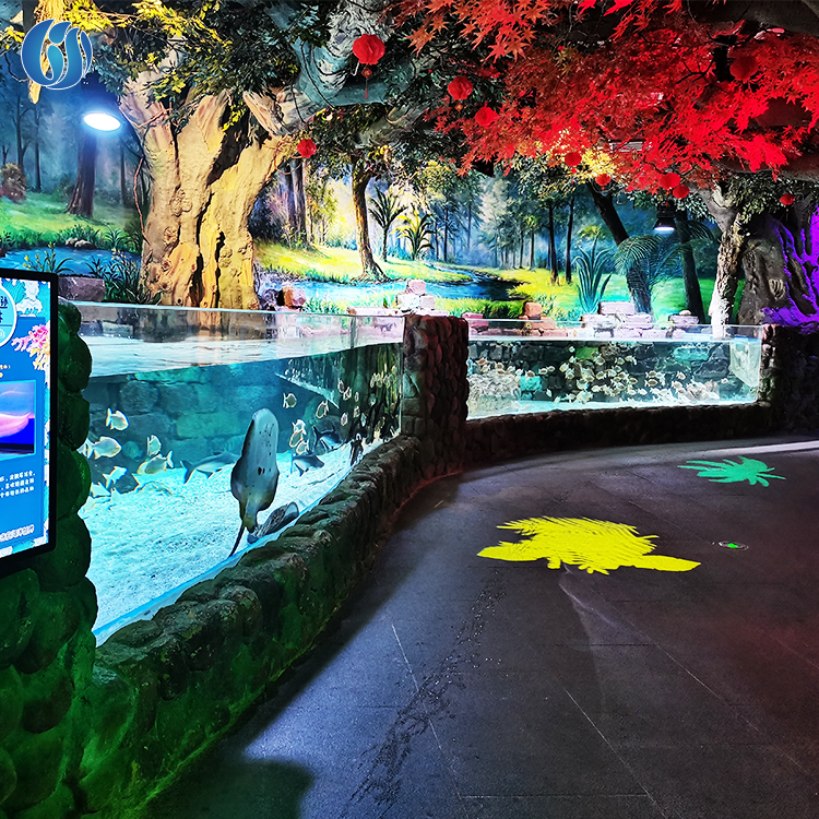 Lesheng New Style Acrylic Big Fish Tanks, Factory Direct Custom Acrylic Aquariums Manufacturers*