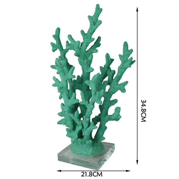 Wholesale Artificial color Sea Resin Coral For Aquarium