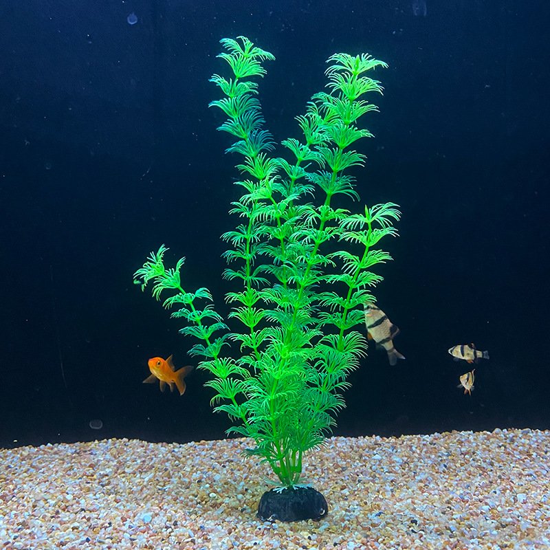Plants Aquarium Plant Holder Fish Decorations & Ornaments Large Aquarium Plastic with Resin 30cm